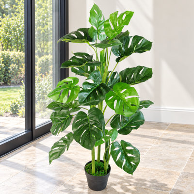 Faux Plant in Plastic Pot Liner
