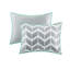 Édredon simple / simple TG avec motif gris, plateau et bourre Literie élégante: bride, 2 coussins décoratifs, taies décoratives, rembourrage, lavable à la machine-120469484