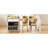82.7 Inch Extendable Kitchen Island Dining Table For 2-6, White, Double Storage, 2 Ac Outlets, Port, Type-C Side Storage With 2-6 People, Double Lockable Wheels, Shelves, Elegant Design-503948373