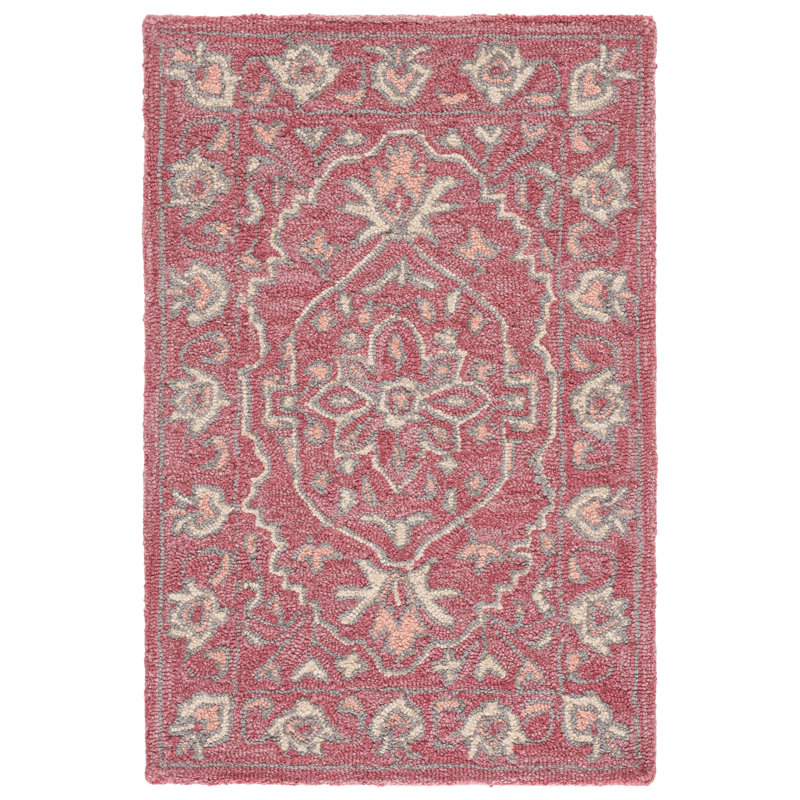 Tapis oriental en laine et coton touffeté à la main avec latex Crissyfield, Rectangle 2 pi x 3 pi
