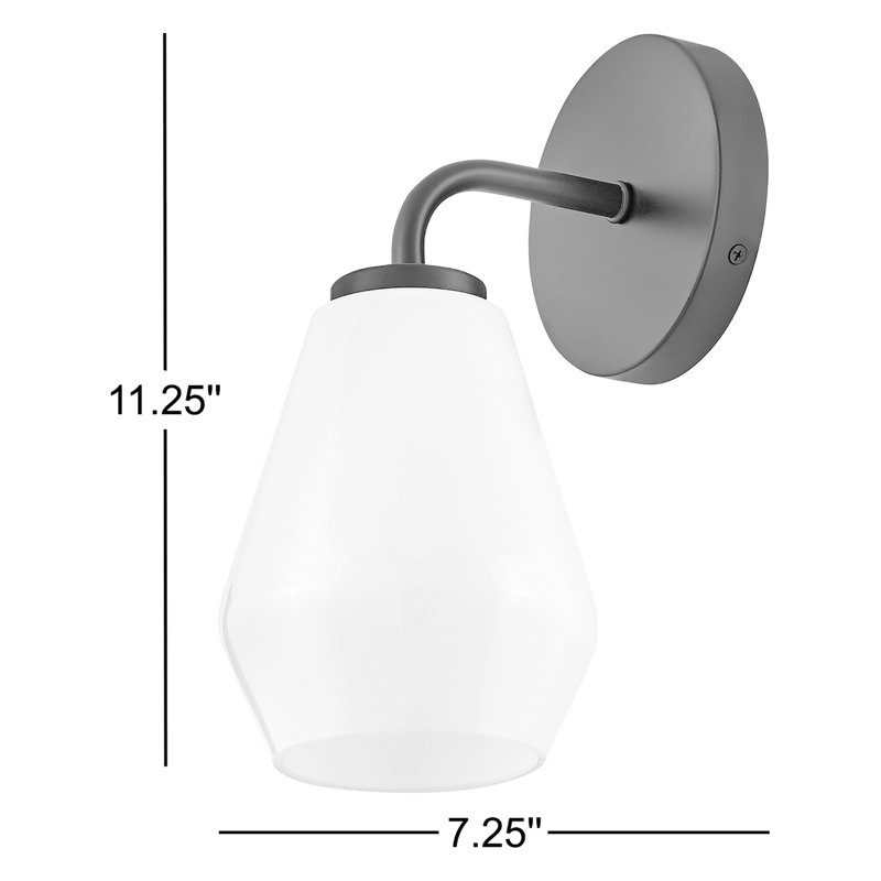 Applique murale pour salle de bain 1 lumière Carice, Chrome