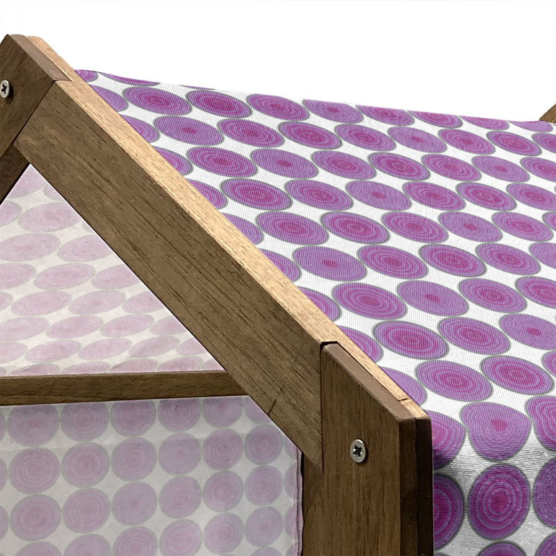 Niche pour chien en bois, H 25,59 po x l 29,53 po x P 21,65 po