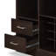 Armoire à vin Finish avec support en verre - Étagère de rangement pratique pour organiser votre collection sans effort