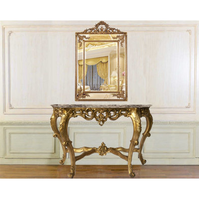 Infinity 53'' W Marble Console Table