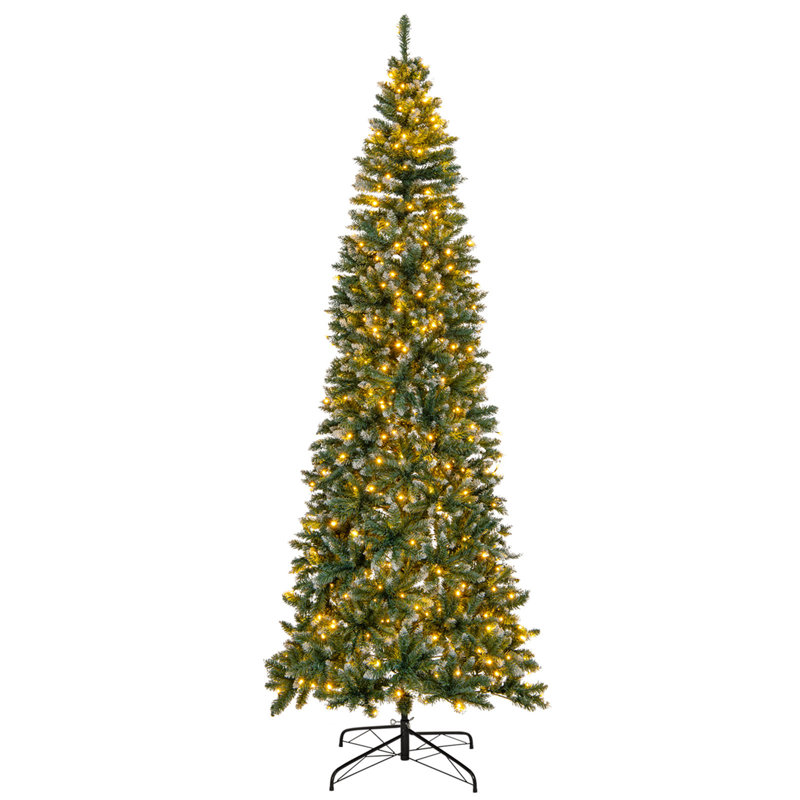 Arbre de Noël artificiel éclairé 9 pi