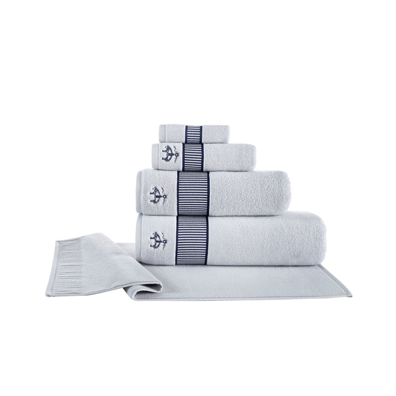 Turkish Cotton Midweight Bath Sheet, Silver