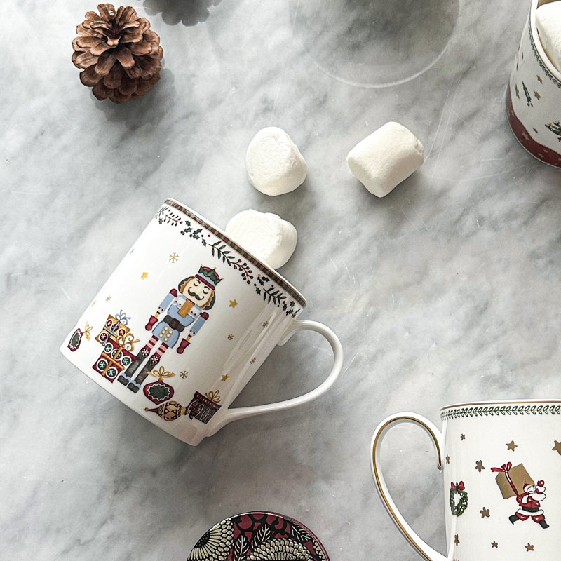 Bone China Coffee Mug, 4