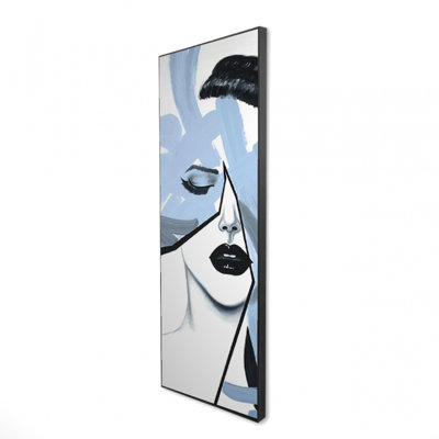 «Abstract Blue Woman Portrait» sur