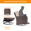 Ensemble de conversation avec chaise berçante pivotante pour 7 personnes Merter-231676766-231676705