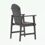 Chaises Adirondack d'extérieur à structure en bois avec accoudoirs-1865646129