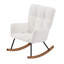 Chaise berçante rembourrée avec dossier haut Comfy-985633682