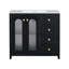 36-Inch Bathroom Vanity With Soft Close Doors, Adjustable Shelves, And Three Drawers For Ultimate Storage And Style-186632172