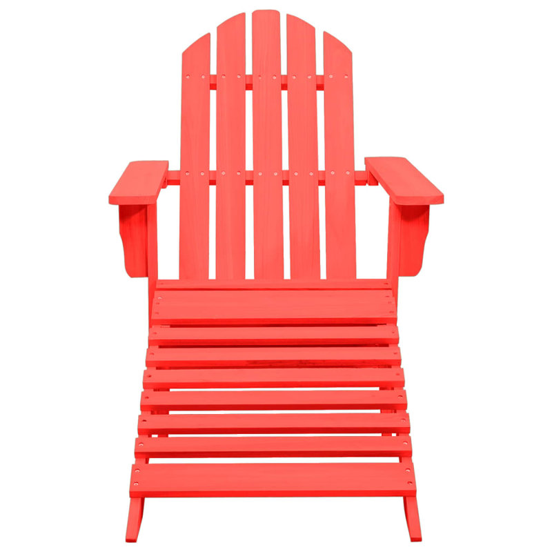 Syrna 147.5cm Long Reclining Fir Single Chaise, Red