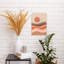 Desert Sun Birds Abstract Minimalist Modern Bird Landscape Nature Wall Art Print 1 Piece Wrapped Canvas Wall Art-78405240