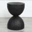 Table d'appoint ronde contemporaine en bois