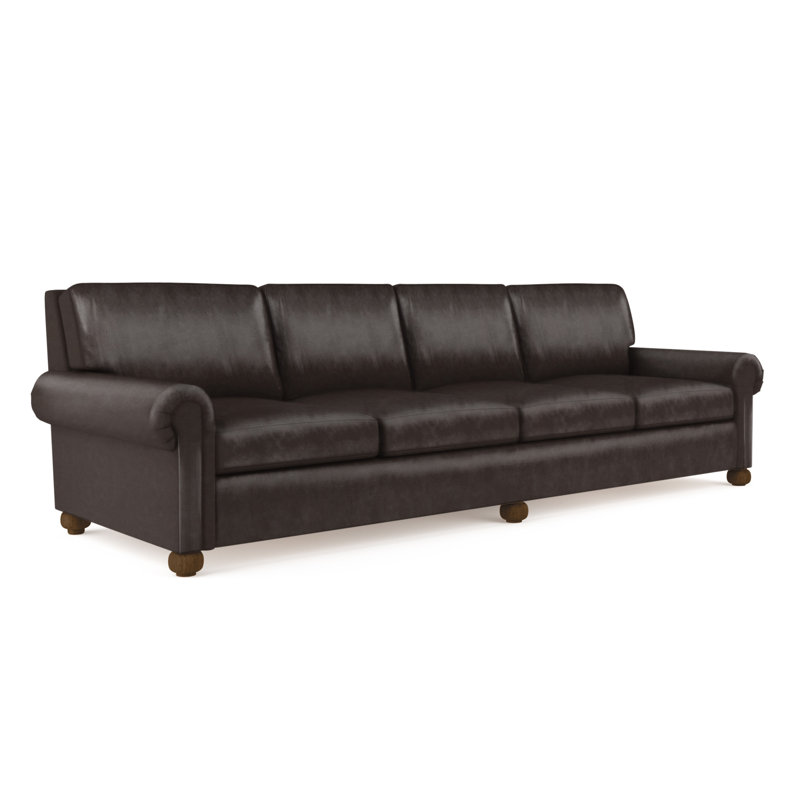 Leroy Sofa, 36" H x 120" W x 49" D, Pumice Velvet 