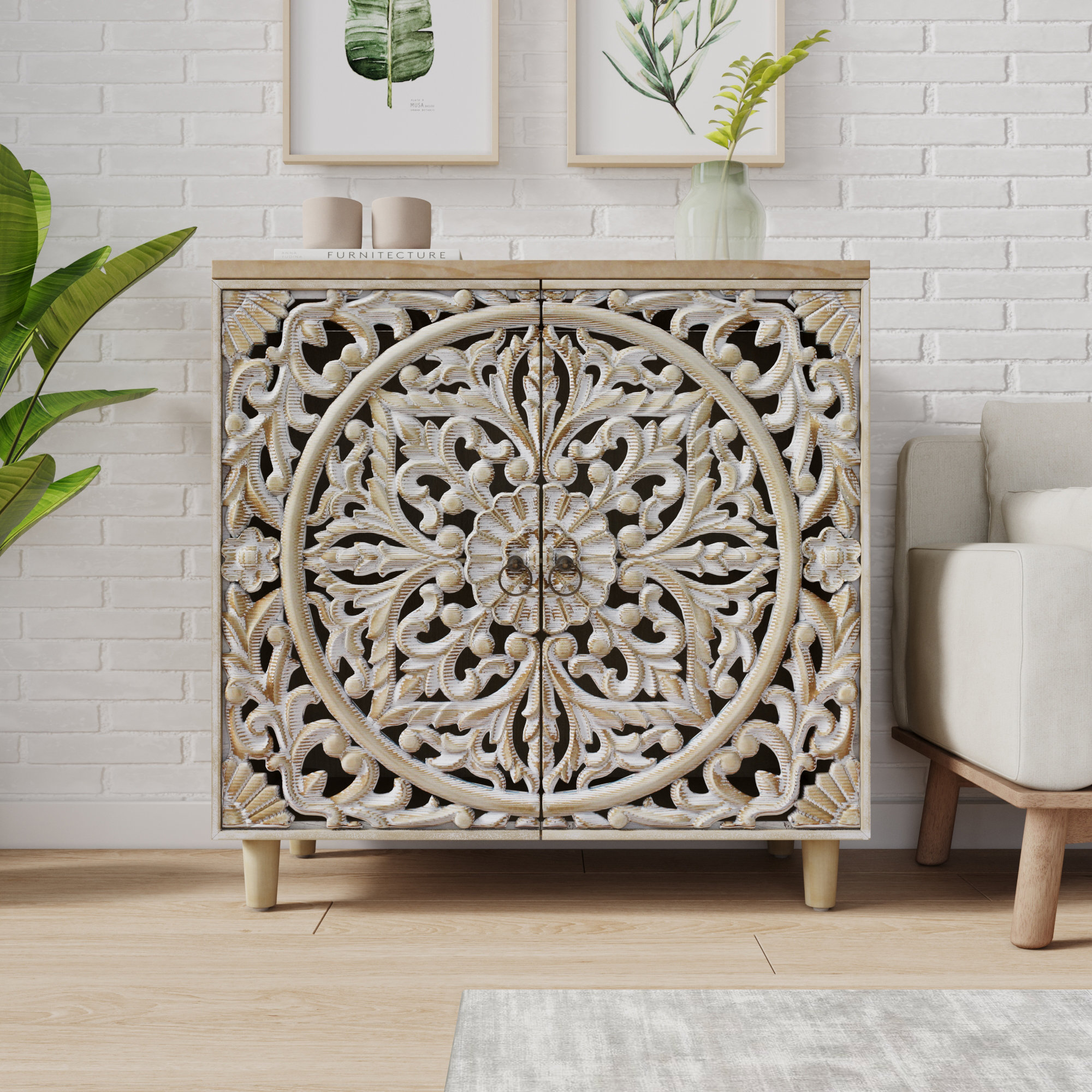 Bungalow Rose Knowell Accent Cabinet & Reviews | Wayfair