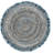 Abhay Hand Woven Cotton/Jute Rug in Ivory/Denim-27683558