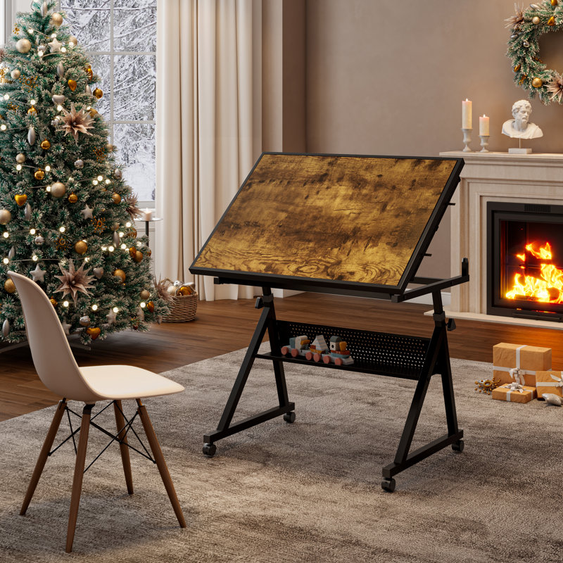 1500-Piece Adjustable Puzzle Table with 4 Trays