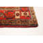 Tapis rouge anatolien fait à la main de conception unique 4 pi 11 po x 10 pi 4 po Konya
