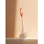 Ensemble de 2 vases de table en bois brun clair intérieur / extérieur Natividad