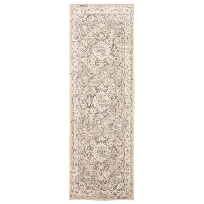 Bertolino Grey Rug, Runner 2'8" x 8'2"