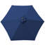 2.5M Round Patio Crank Tilt Umbrella Outdoor Garden Parasol with Base-1725046920
