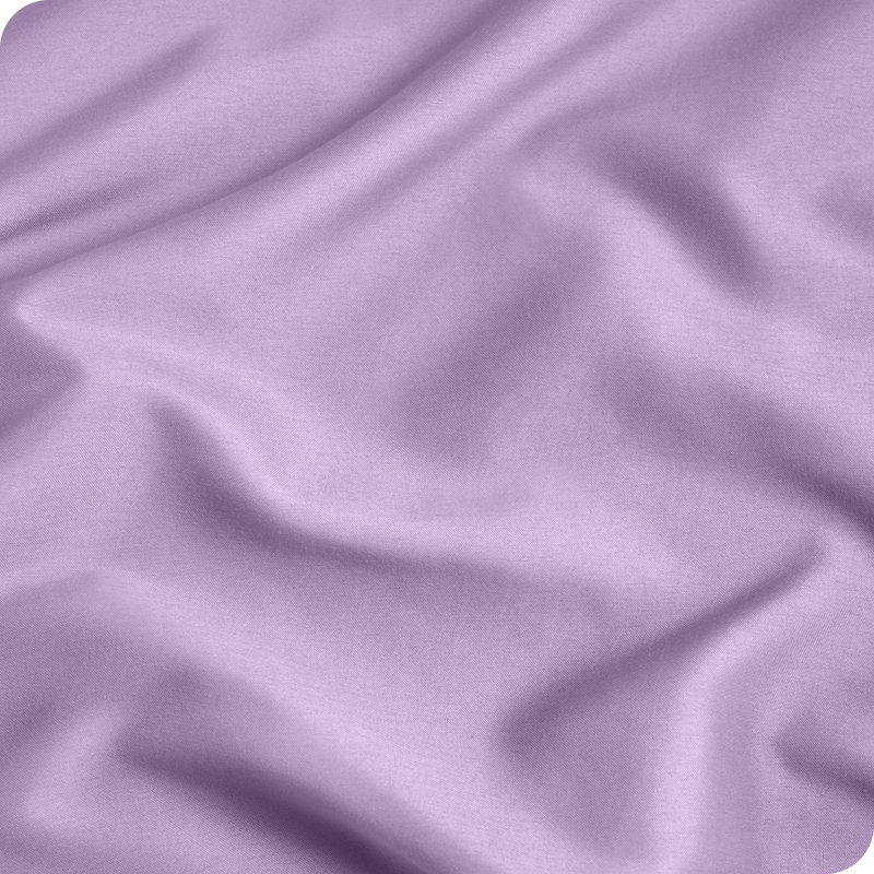 Microfiber Pillowcase Set Envelope Closure, Lavender, Standard Pillow Case