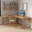 Bureau en bois massif en forme de L-197282309