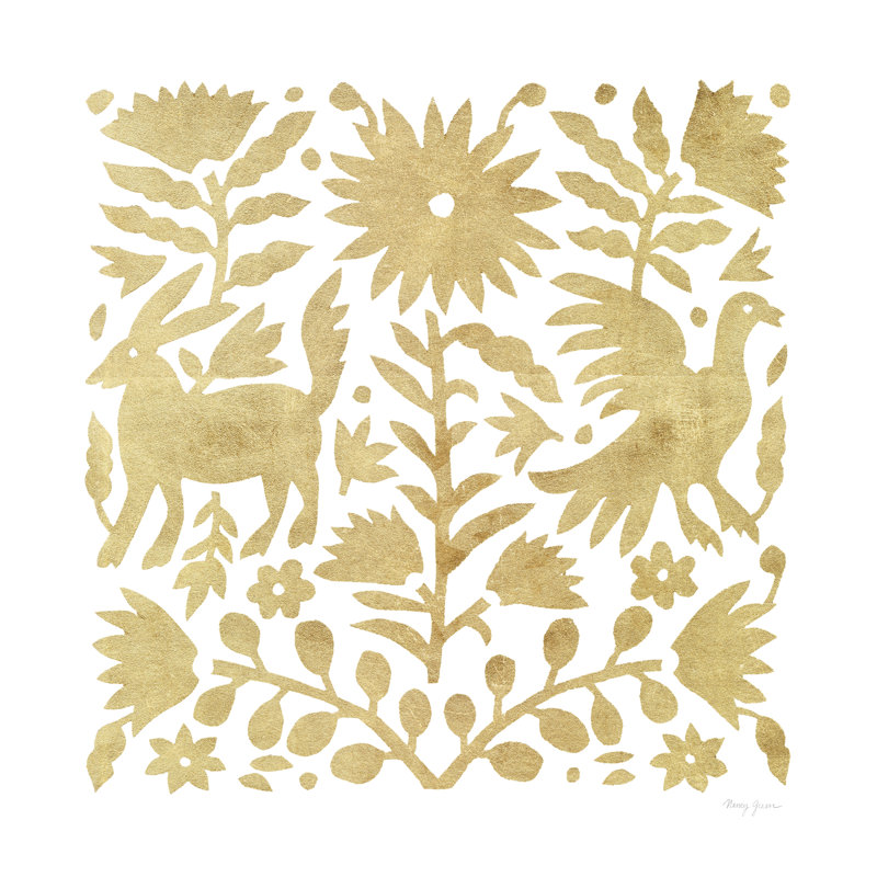 «Otomi Elegance III» par Nancy Green, reproduction sur toile, H 30 po x l 30 po