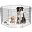 Parc pour chien pliable en métal à 36 panneaux H 36 po avec porte verrouillable, enclos d'exercice intérieur / extérieur pour chiens de taille moyenne à grande