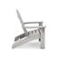Chaise en gris foncé - construction en bois d'œuvre, idéale pour la décoration de jardin, ergonomique, pour des températures extrêmes