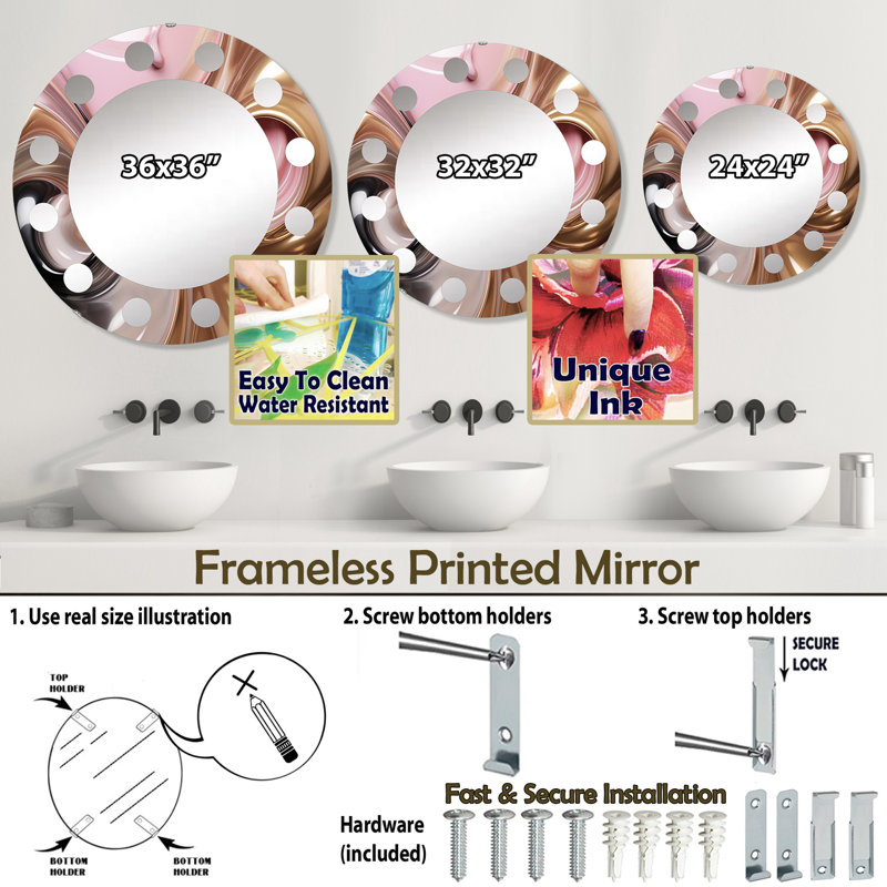 Miroir Sorinela, 24 po x 24 po