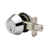Chrome inoxydable poli