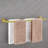 5 Piece Bathroom Towel Rack Wall Mount - Brushed Gold Aluminium Material And For Multiple Rooms Easy Installation Process 5 Build , Rust- Different Directions-1597778987
