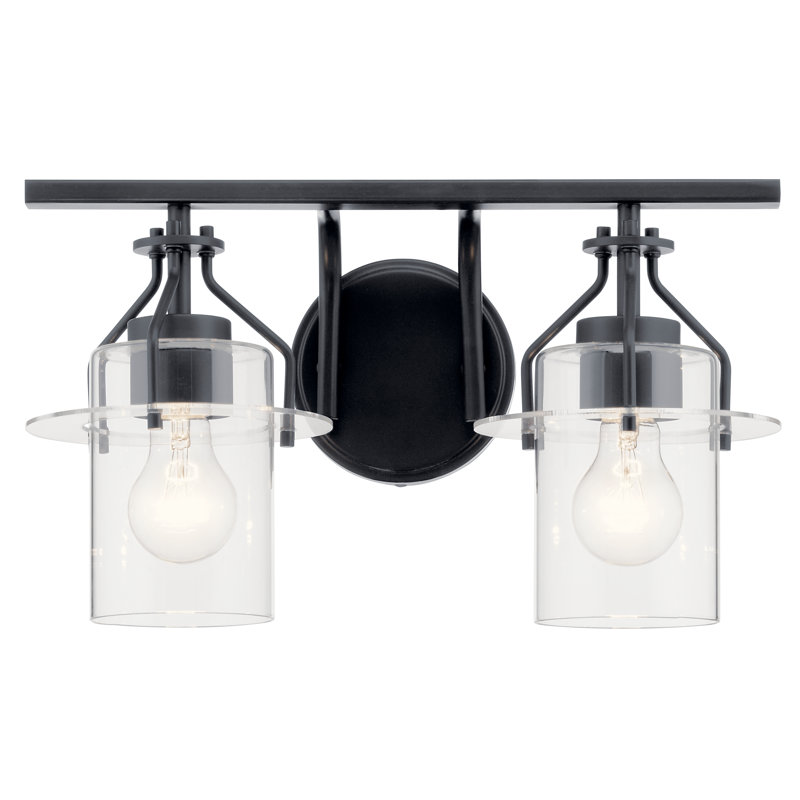 Moncrief 2 - Light Dimmable Vanity Light, Black