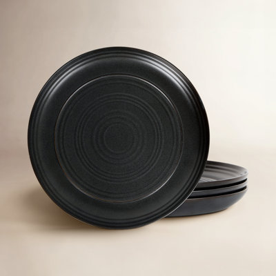 Stone Lain Elio 4-Piece Dinner Plate Set Stoneware