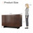 Modern 47.2'' W Sideboards With 3 Fluted Door and Adjustable Shelves Accent Cabine Credenza 