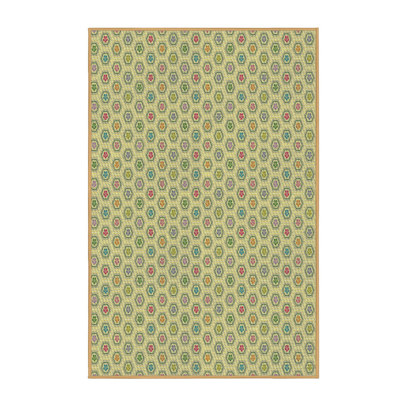 Tapis de zone verte à motif, Rectangle 2 pi x 4 pi