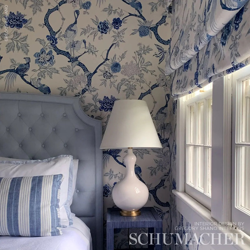 Tissu arbre chinois, Porcelaine