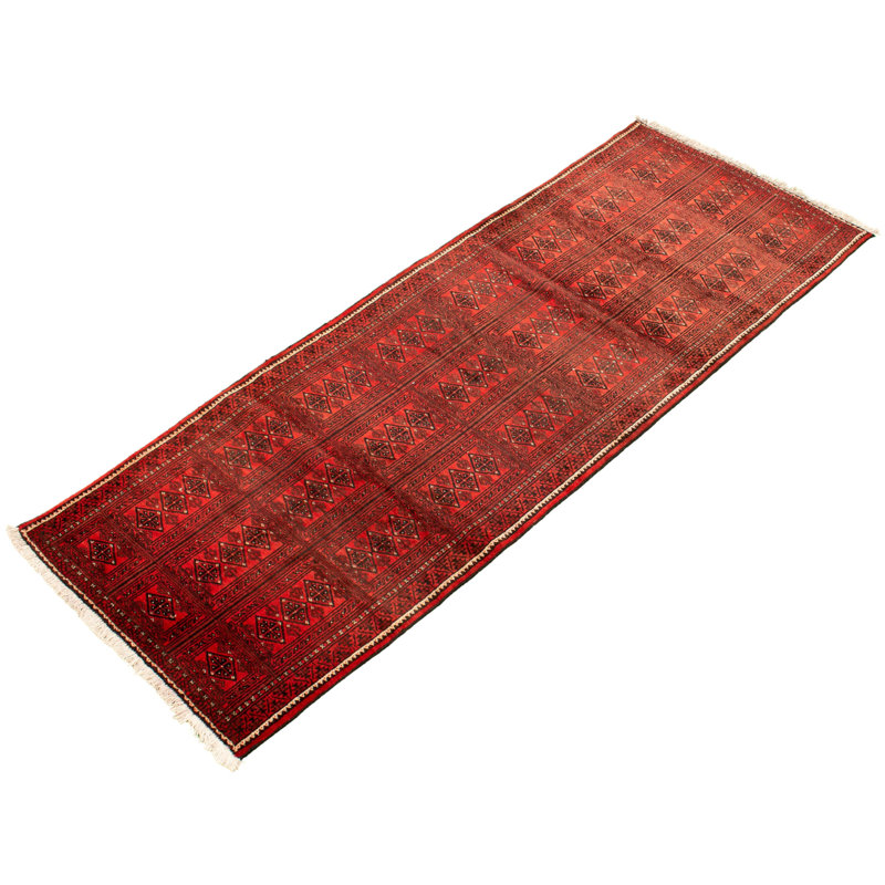 Tapis de couloir en Tapis décoratif laine noué à la main de conception unique 3 pi 7 po x 9 pi 6 po Bethanye