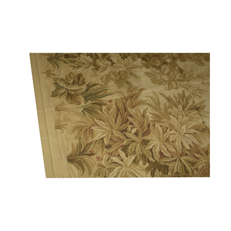 Tapis brun de haute qualité noué à la main