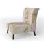 Fauteuil de chambre rembourré en velours Elegance II - Elegance II