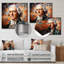 Portrait rétro de Thomas Jefferson II - président / art mural politique en métal-724592175