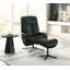 Fauteuil d'appoint pivotant avec repose-pieds Motion