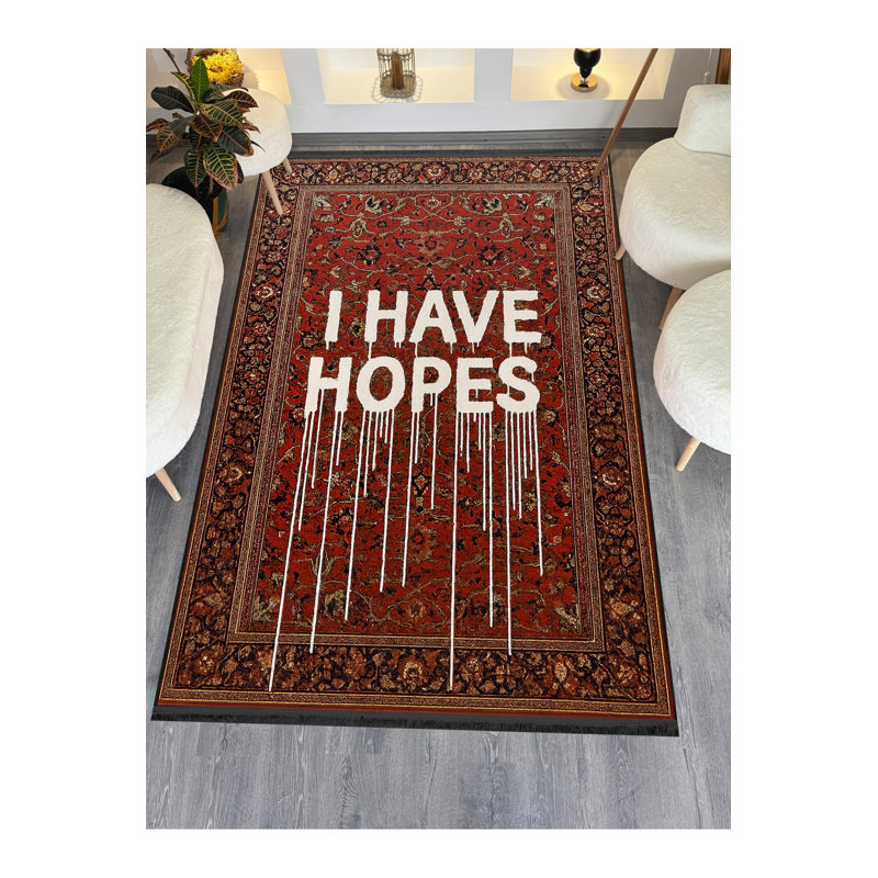 Tapis tissé crème Mosso, 2' x 2'11"