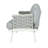 Mariano Steel 4-Pieces Coversation Set