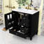 Meuble-lavabo avec lavabo, tablette et trois tiroirs-1781169854