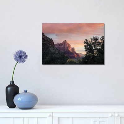 The Watchman, Zion National Park, Utah 1 Piece Wrapped Canvas Wall Art