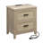 21.3'' W 2-Drawer Nightstand With Charging Station Boho End Table